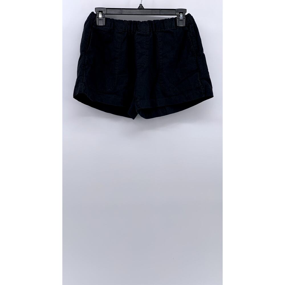 BANANA REPUBLIC Women's Black Petite Linen Blend Shorts SZ XS/P